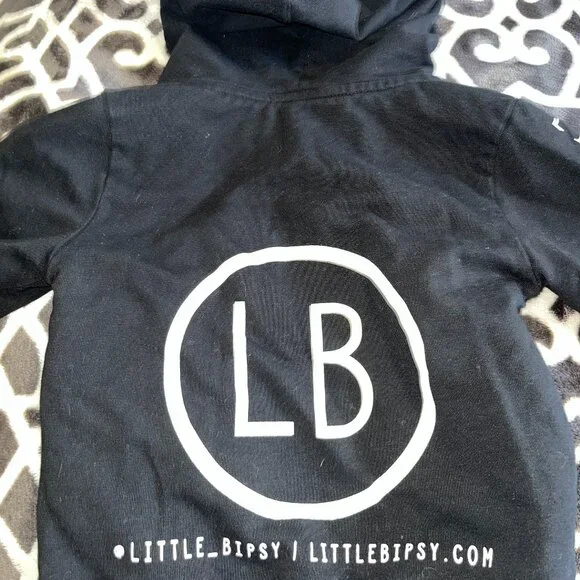Little Bipsy 12-18 Month Classic Zip Logo Hoodie - Picture 3 of 3